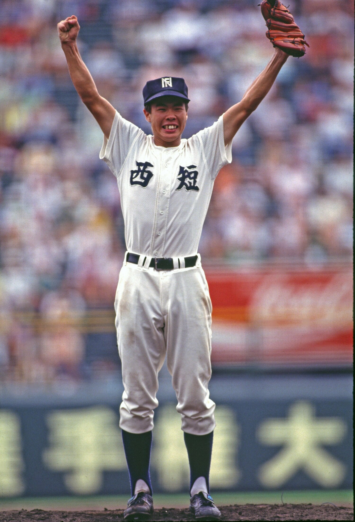 圧巻の投球で夏を制した森尾和貴 ©AFLO