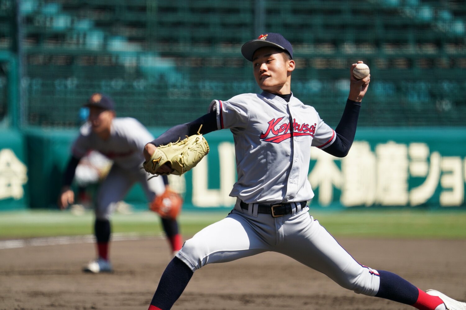 京都国際のエース森下（写真は昨夏の甲子園） ©︎Hideki Sugiyama
