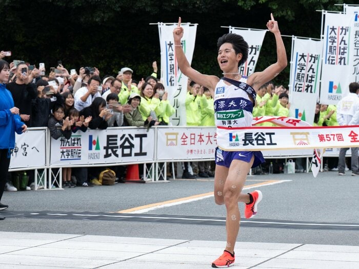 「ある意味、ギャンブルです」全日本大学駅伝で駒澤大が快勝できた戦略の“前提条件”とは「エース佐藤圭汰の復帰でできた、攻めの配置」＜Number Web＞ photograph by Tadashi Hosoda