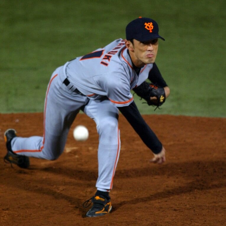 巨人時代の木佐貫©Tamon Matsuzono