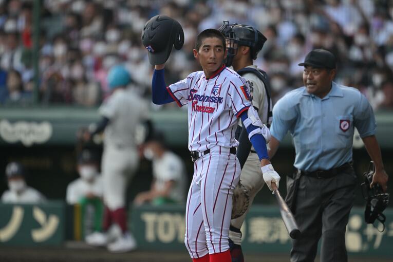 下関国際のキャプテンを務めた山下世虎　©Hideki Sugiyama