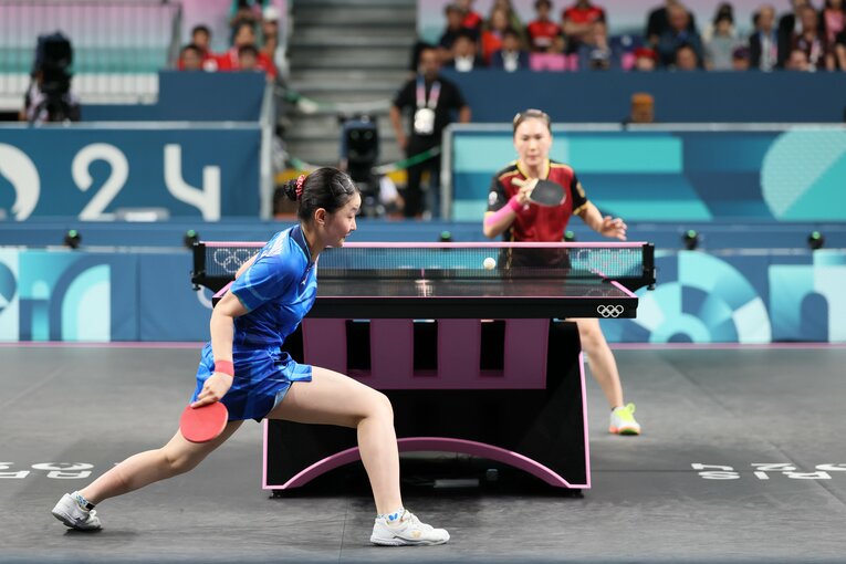 ドイツとの準決勝。4戦目はストレート勝ち。メダルを確定させた次の瞬間…（全20枚超）　　©︎JMPA