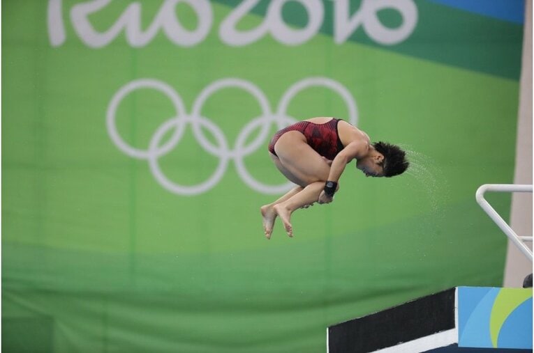 リオ五輪の板橋美波©Naoki Ogura/JMPA