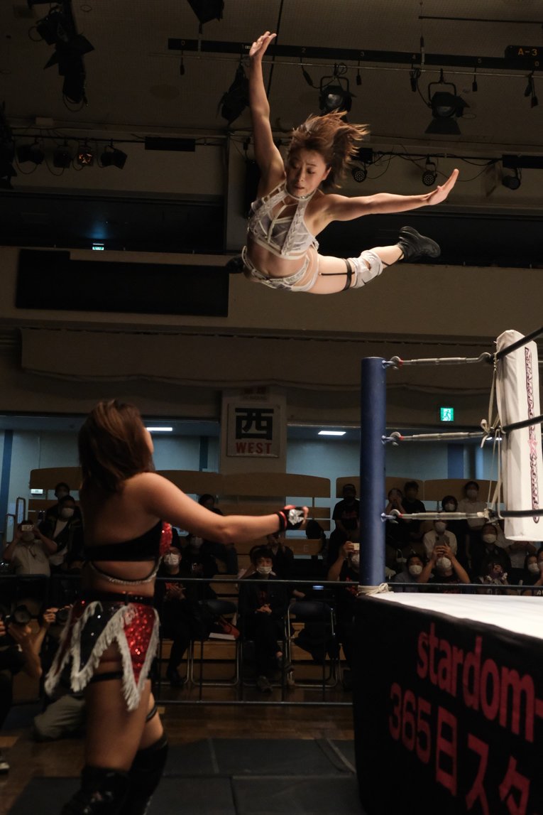 9月6日にはドンナ・デル・モンドの仲間でもあるひめかと対戦　©Norihiro Hashimoto