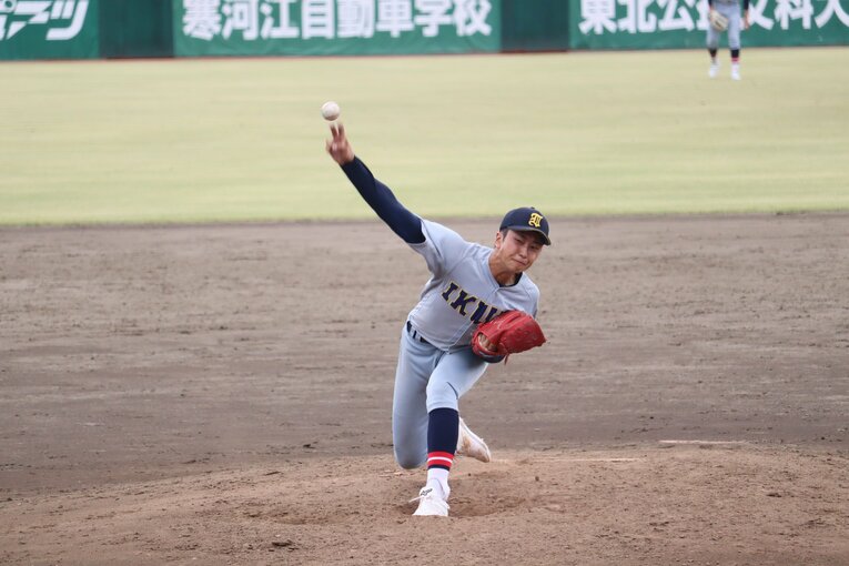 140kmクインテットの一人・高橋煌稀　©Genki Taguchi