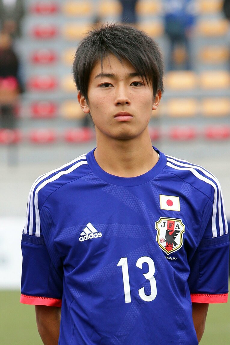 2015年9月、当時15歳の中村敬斗　©AFLO
