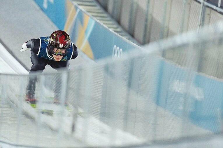 ミラノ・コルティナ五輪で銀1つ、銅2つのメダルを獲得する活躍を見せた二階堂蓮　©Tsutomu Kishimoto / JMPA