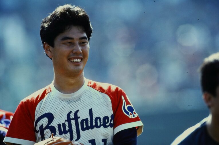 88年からクローザーを務めた吉井理人。94年には先発として7勝を挙げたが……　©Takahiro Kohara