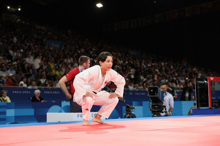 足を気にする仕草が何度かあった出口　©Kaoru Watanabe/JMPA