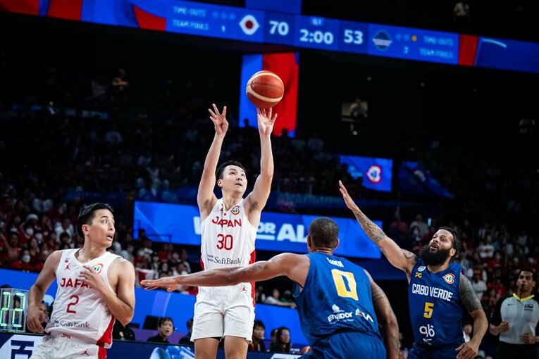 この日は富永の３Pもさえていた　©FIBA