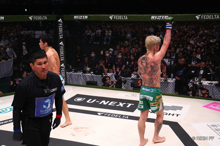 『RIZIN LANDMARK 5』斎藤裕vs平本蓮　©RIZIN FF