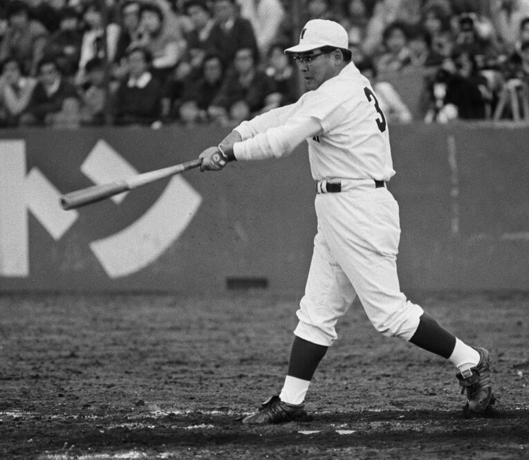 王貞治に一本足打法を伝授した荒川博。八重樫幸雄に大きな期待をかけていた　©JIJI PRESS