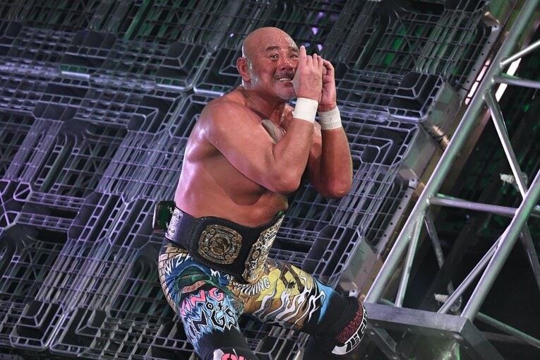 2021年2月12日、58歳にしてGHCヘビー級王座に輝いた