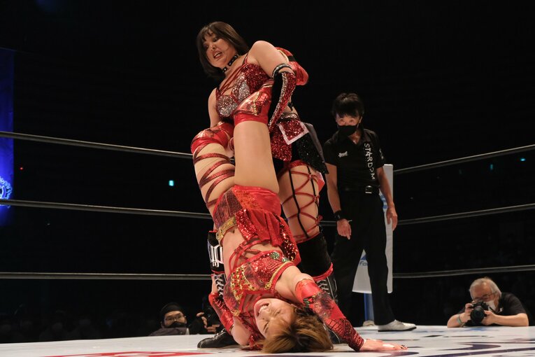 4月のワールド王座初挑戦では、朱里の前に敗れたものの存在感を見せつけた