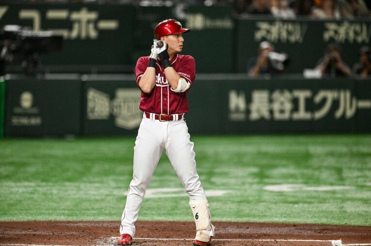 今江二軍打撃コーチ（当時）の助言もあり、打撃が向上したという　©️Nanae Suzuki