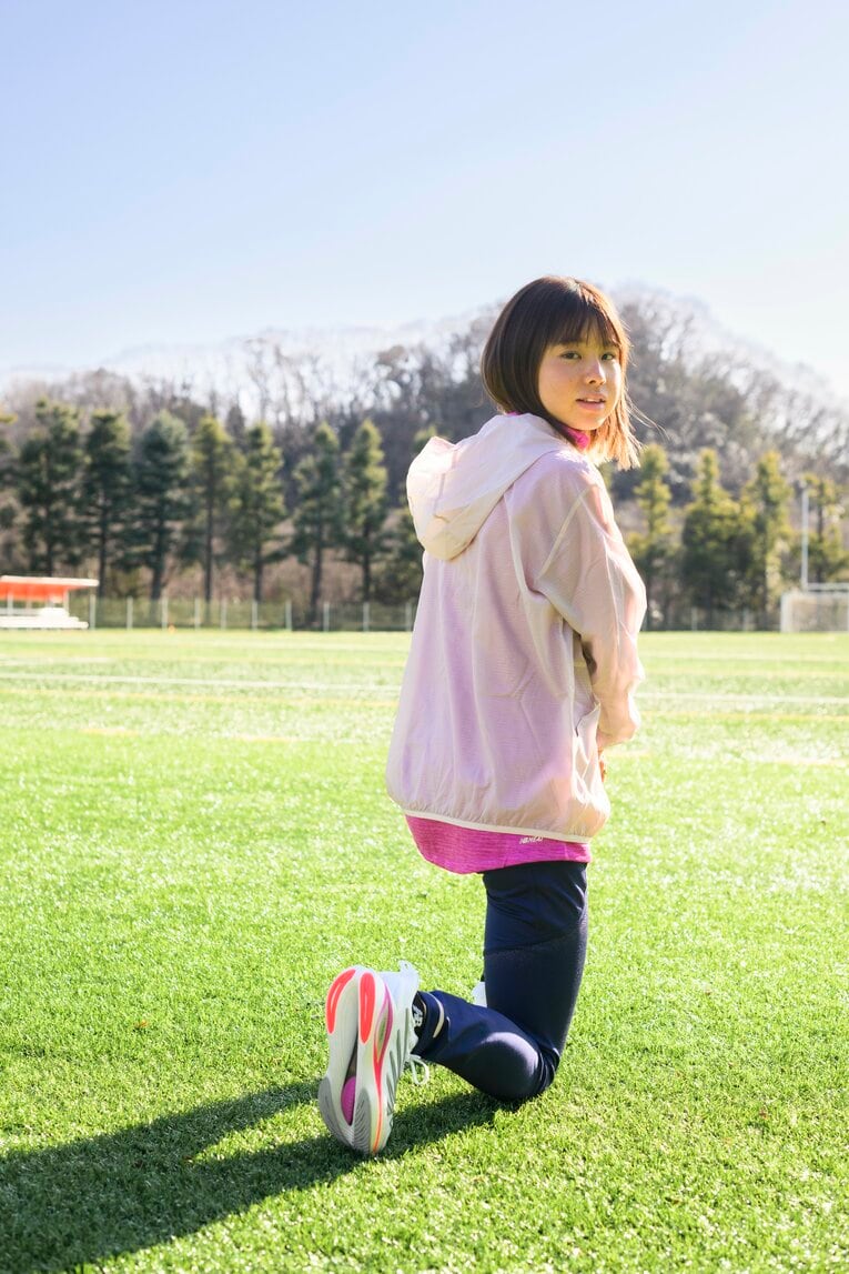 2023年8月の世界陸上に照準をあわせて準備しているという不破聖衣来　©︎Asami Enomoto