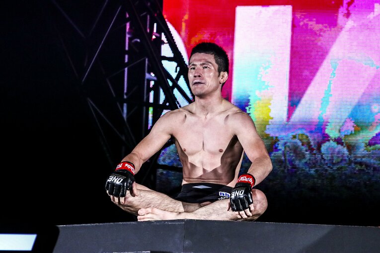 2018年10月6日、『ONE 80』でのイブ・タン戦に臨む青木真也　©ONE Championship Susumu Nagao