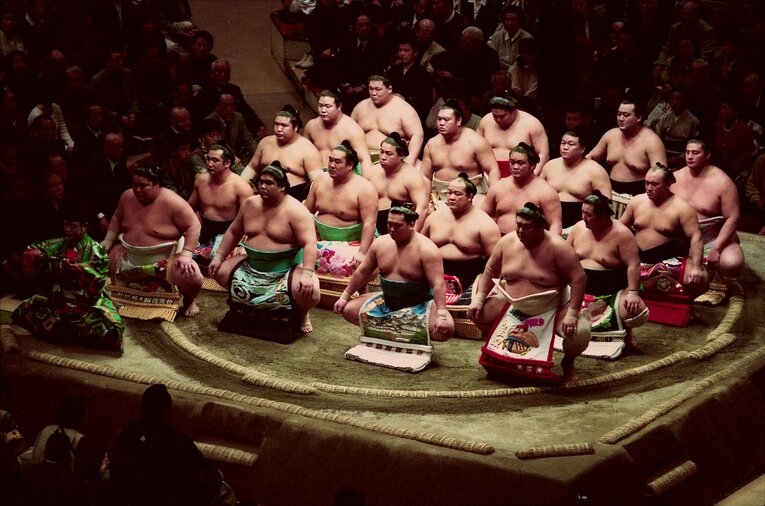 天覧相撲（1995年）　©︎Tomohiko Hayashi