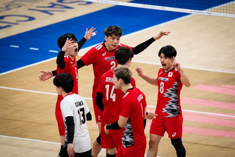 VNLオランダ戦　©︎Volleyball World