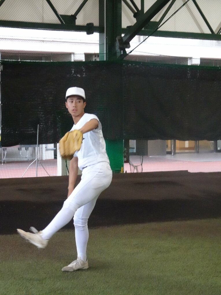 【172cmの逸材1年生】北海道から大阪学院大高にやってきた林将輝　©Yuji Yanagawa