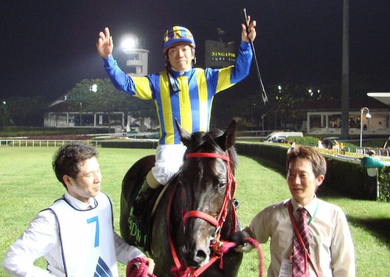 シンガポールシャドウゲイトでの田中勝春