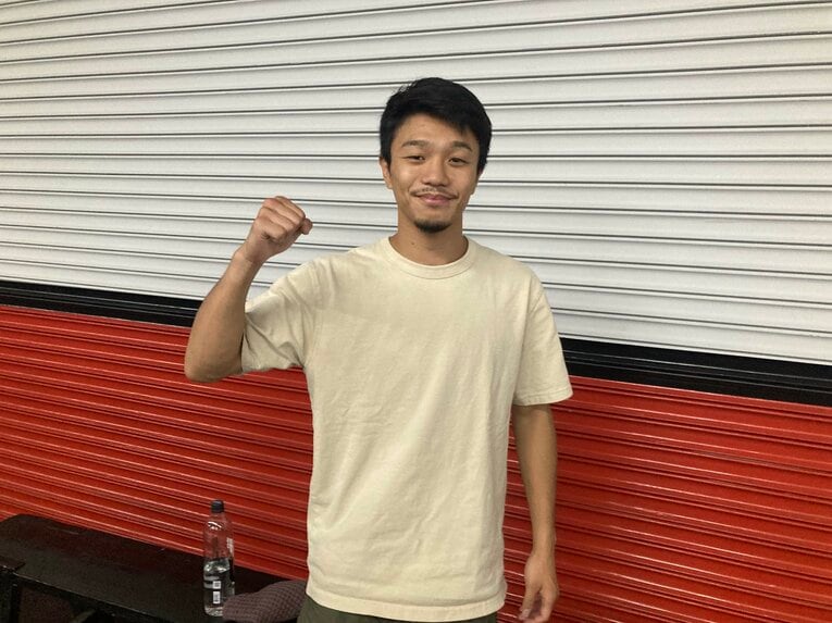 ロサンゼルスで充実した時間を過ごした中谷。9月上旬に帰国した　©︎Daisuke Sugiura