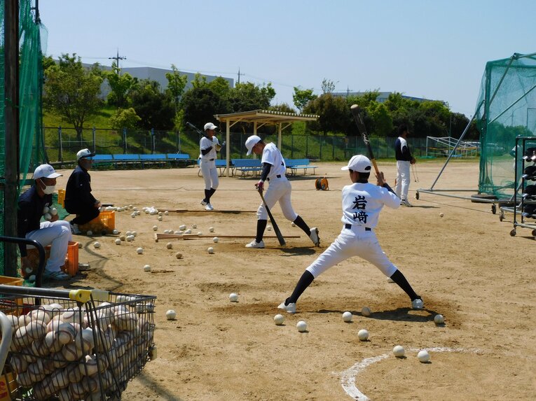 貝塚ヤングの練習風景（5月撮影）©Haruka Sato