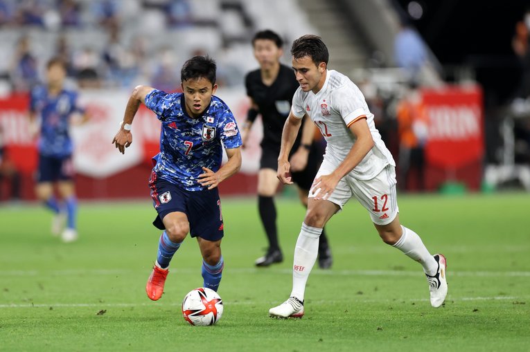 五輪直前に開催されたスペイン戦©Masashi Hara/Getty Images