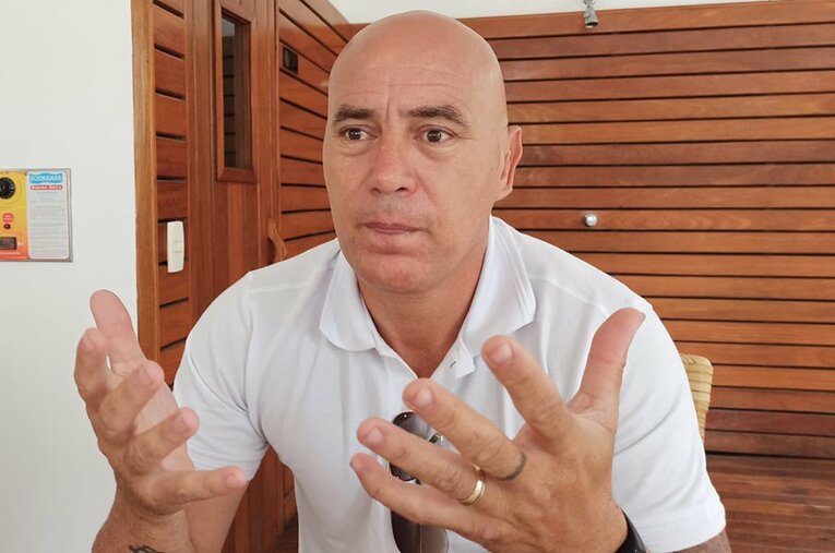 インタビュー取材に応じてくれたシジクレイ ／ photograph by Hiroaki Sawada