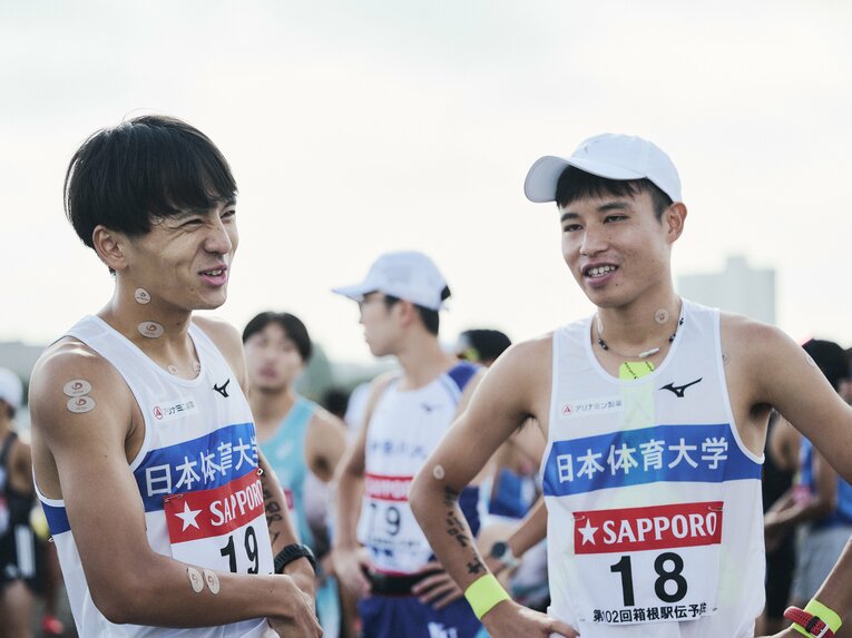 予選会での日体大　©Yuki Suenaga