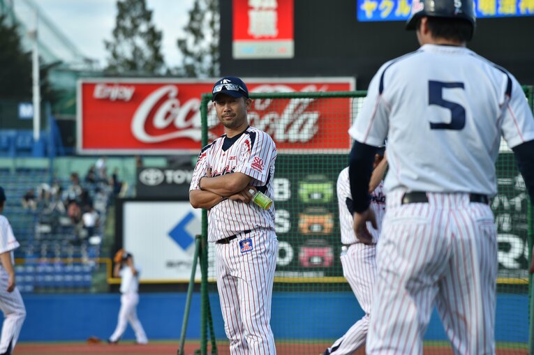 ヤクルトヘッドコーチ時代の三木　©︎Hideki Sugiyama