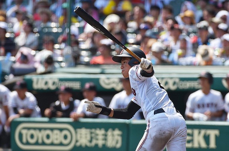 中村奨成／広陵　©Hideki Sugiyama