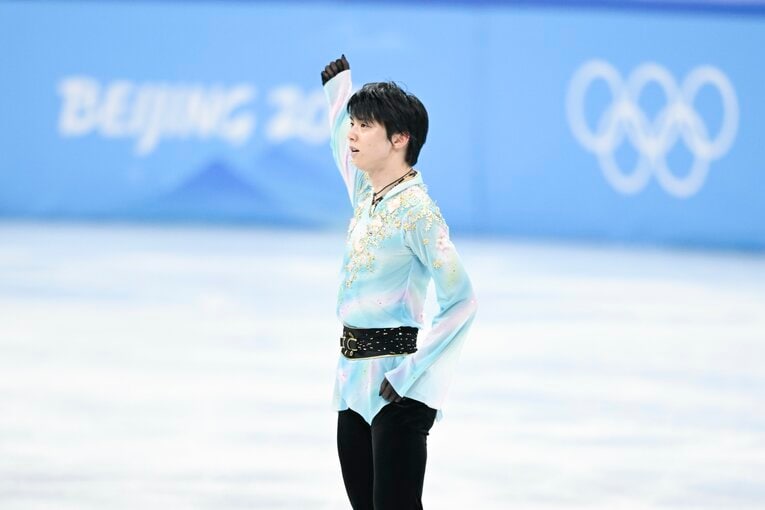 北京五輪フリー『天と地と』、演技終了後　©Asami Enomoto/JMPA