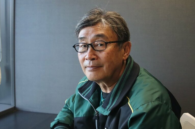 慶応義塾高校の前監督で、独立リーグ香川で奮闘する上田誠氏 ／ photograph by Kou Hiroo