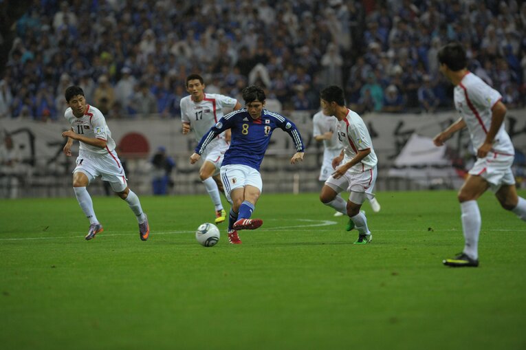 柏木陽介（2011年／ブラジルW杯予選）©︎Takuya Sugiyama