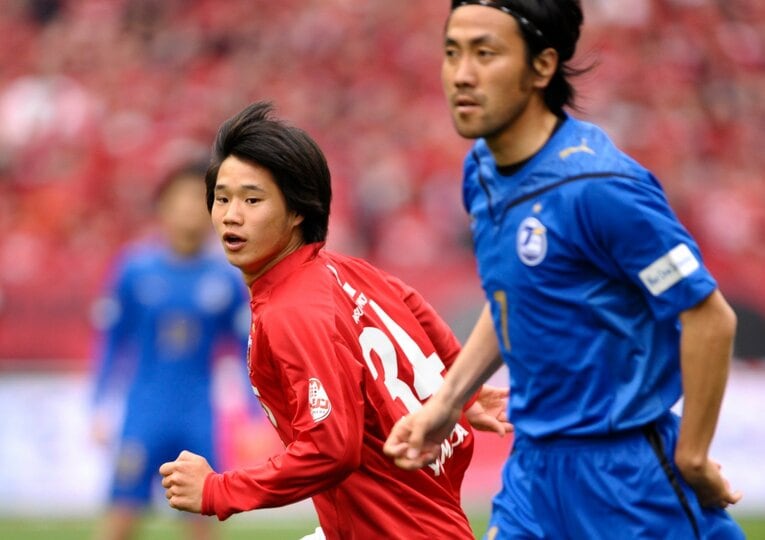 2009年、当時18歳の山田直輝　©︎Toshiya Kondo