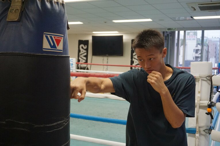 今永虎雅（22歳・大橋ジム）　©︎Shimei Kurita