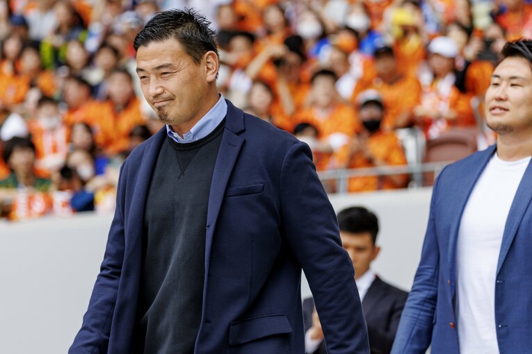 ラグビー日本代表応援サポーターに就任した五郎丸歩　©︎Kiichi Matsumoto