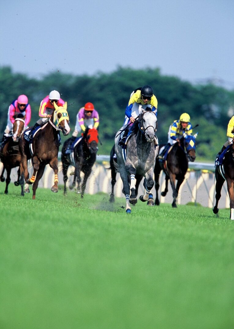 クロフネで2001年のNHKマイルカップを制覇。芝・ダートの「二刀流」で活躍した　©Koji Asakura