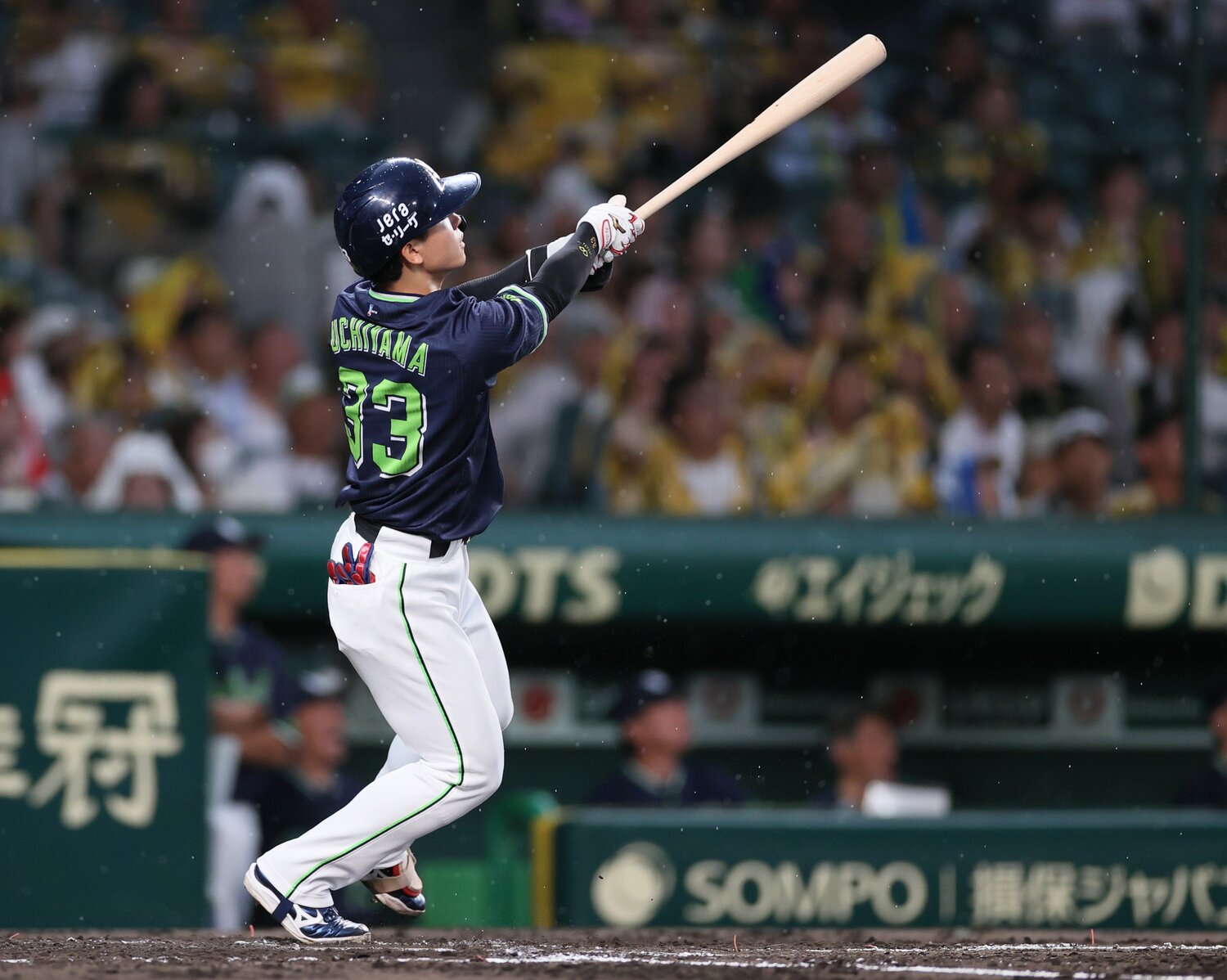 ７月の阪神戦では満塁ホームランを放った内山壮真　©JIJI PRESS