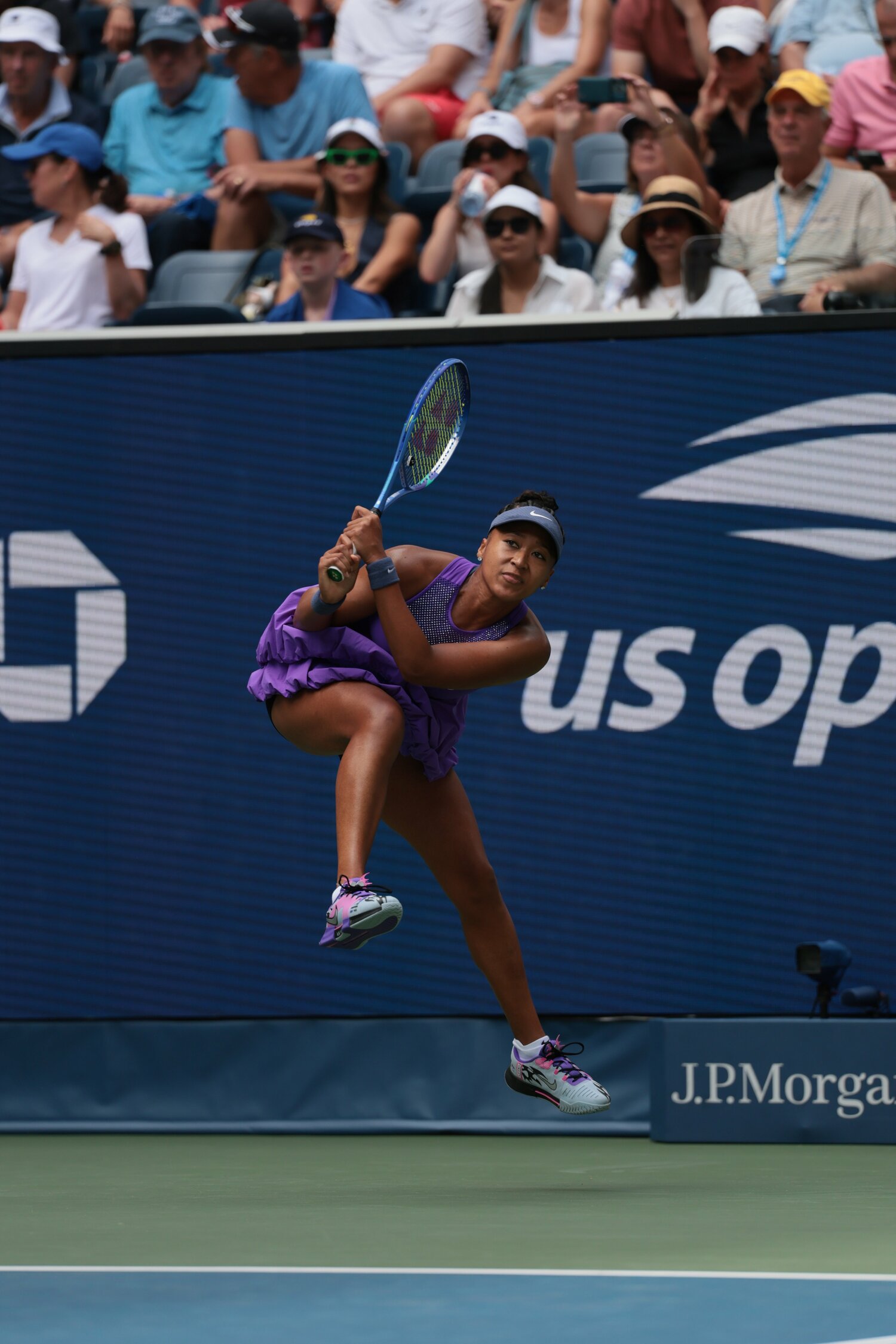 全米では強打にこだわらないバックハンドのプレースメントが秀逸だった　©Hiromasa Mano