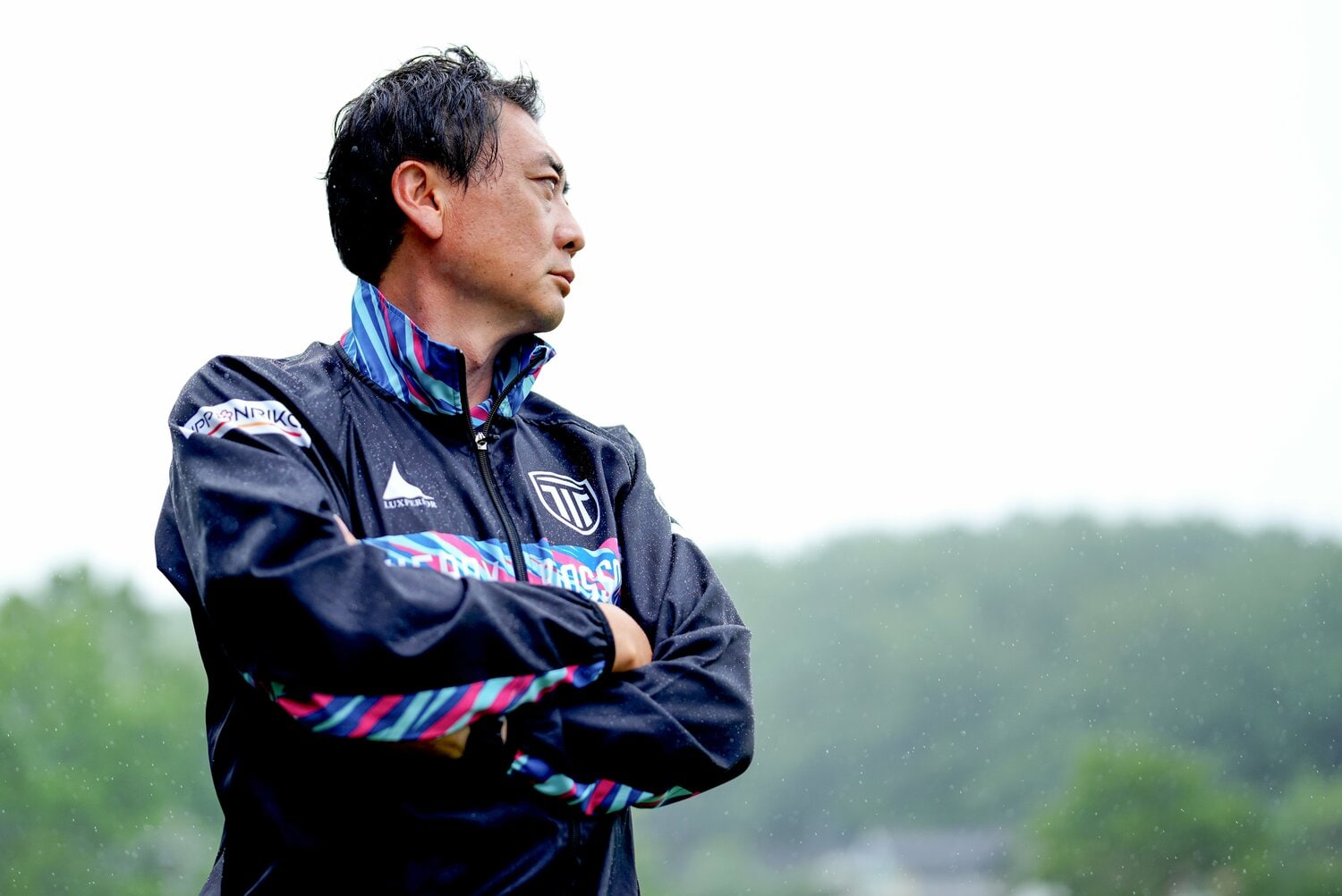 栃木シティを率いる今矢監督　©Tsutomu Kishimoto