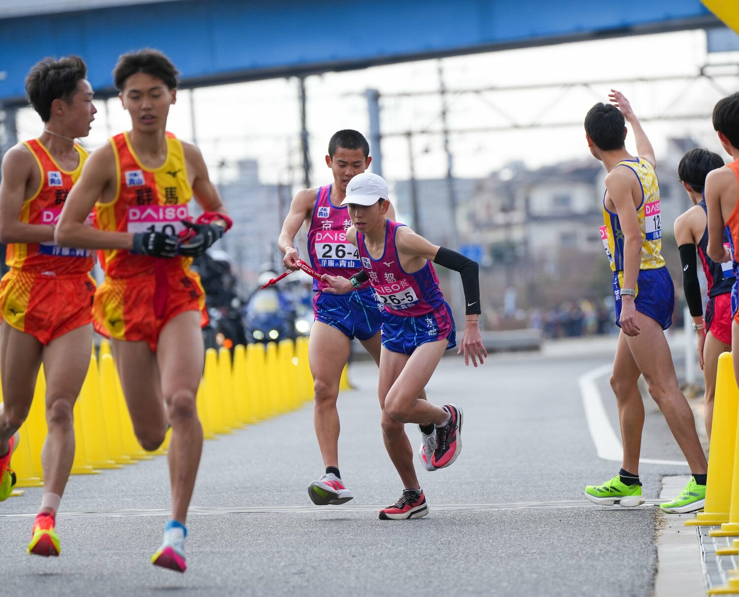 高校生区間では最長の8.5kmの5区で区間3位と好走の京都・三宅も中大へ　©︎Satoshi Wada