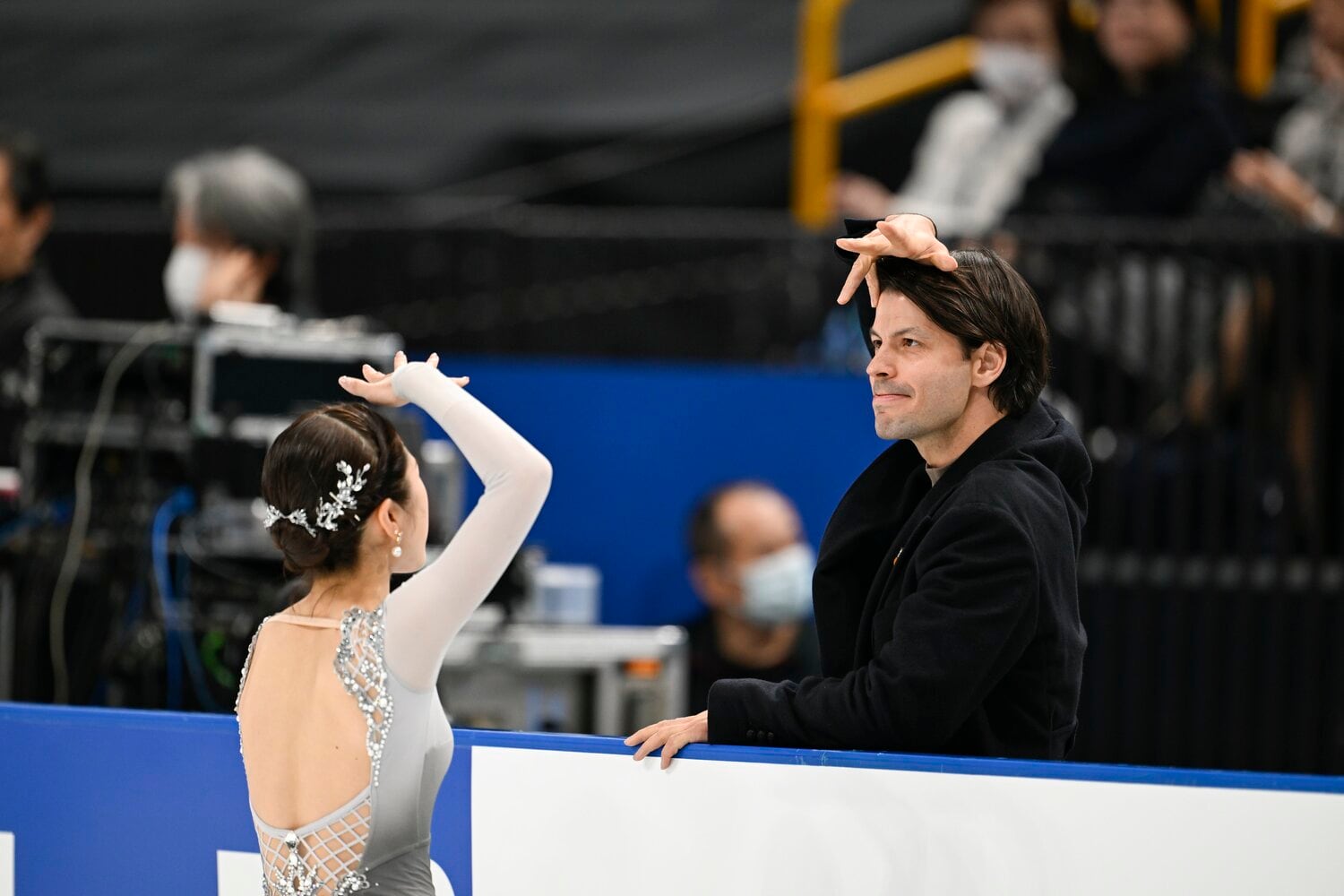 宮原の「ロミオとジュリエット」のプログラムの振り付けを担ったステファン・ランビエル　©︎Asami Enomoto