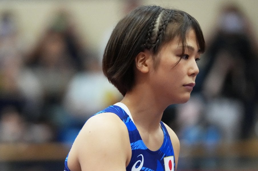 “9年間無敗”藤波朱理22歳の異変…なぜ北朝鮮選手に完敗したのか？ じつは初戦から大ピンチも…「階級の壁」「藤波対策」だけではなかった“敗因”＜Number Web＞ photograph by Etsuo Hara/Getty Images