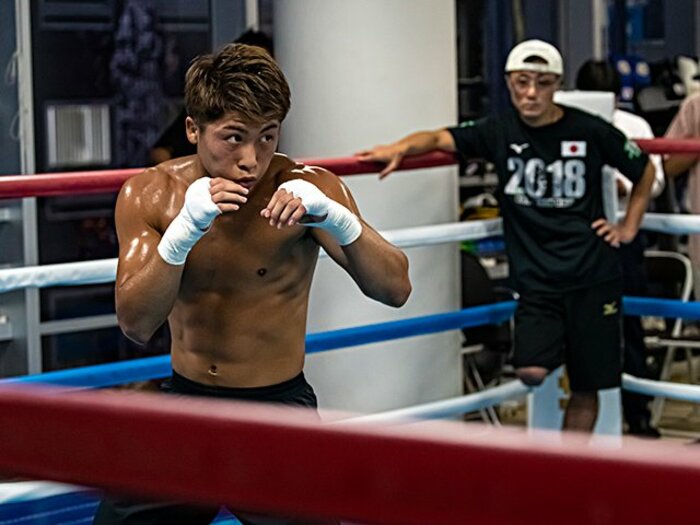 井上尚弥「見切ってしまえば……」ドネア戦を前に、異例の公開練習。<Number Web> photograph by Toshiya Kondo