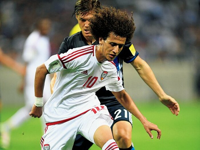 ＜UAE戦の強敵＞オマル・アブドゥルラフマン「もちろん、日本にまた勝つ自信はある」＜Number Web＞ photograph by Asami Enomoto