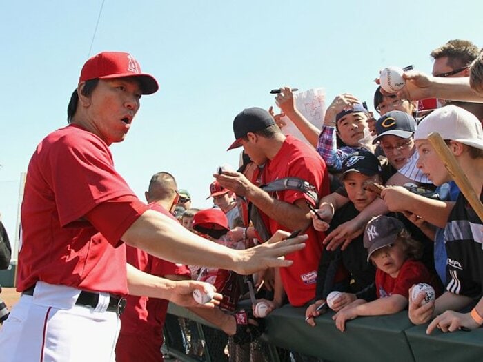 LA地元記者による松井秀喜の評価。ノモ、イシイ、サイトウとどう違う？＜Number Web＞ photograph by Getty Images