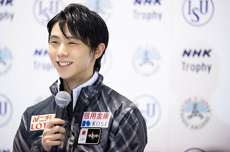 2019年　NHK杯　記者会見 ／ photograph by Asami Enomoto