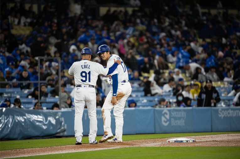 【翔平の英語でコミュニケーション】ドジャースタジアムでの表情　©Nanae Suzuki